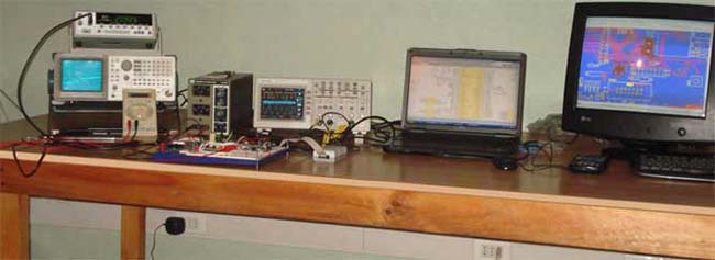 Electrosoft Engineering Lab Bench. Custom Electronic Design Services.
