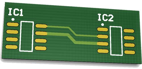 tracks - printed circuit board concepts PCB